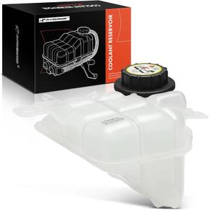 A-Premium Engine Coolant Overflow Recovery Reservoir Tank [w/Cap] Compatible with Ford Fusion 2006-2010, Lincoln Zephyr 2006-2006, Mercury Milan 2006-2009, 2.3L 3.0L, Replace # 6E5Z8A080AA