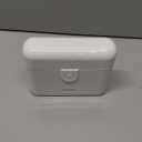 Travel Bottles with Case, 4x2oz TSA Approved, Leak-Proof, Press to Unlock, Compact & Portable Travel Toiletries (White)