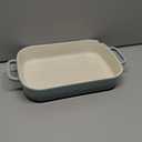 Le Creuset Stoneware Rectangular Dish with Platter Lid, 3 qt., Sea Salt