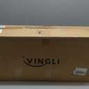 VINGLI Pre-lit Artificial Christmas Wreath for Front Door, Windows, Green Christmas Wreath Decorations with Forested Branches, Xmas Wreath w/Bow, Pine Cones, Ornaments, Remote Control, Timer, 36 Inch