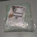 YoungsTex Sage Green Linen Semi Sheer Curtains 63 Inch Length for Living Room, Rustic Light Filtering Window Drapes Boho Textured with Rod Pocket Back Tab for Bedroom, 2 Panels, 52 X 63 Inch