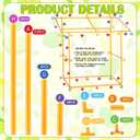 SmoothNovelty Lemonade Stand Supplies Kits Summer Fresh Lemonade Stand Decorations Include Shelf, Banner, Roof, 40 Balloons for Outdoor Lemon Themed Party Decor Community Market
