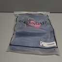 Flamingals Straight Leg Jeans for Women Low Rise Cropped Jeans Wash Embroidery Raw Hem Denim Pants (XX-Large, Mid Light Blue)