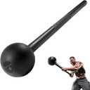 Yes4All Steel Mace Bell for Strength Training - Support Full Body, Muscles, Shoulder, Grips & Forearms Workouts to Rehabilitation, Stretching 5, 7, 10, 15, 20, 25, 30lb For Woman & Man (G. Black 30lbs)