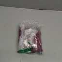 GRACE KARIN Women Deep V Neck Short Sleeve Sleeve Blouse Stretchy Dressy Tops Waist Wrap Peplum Top Burgundy L