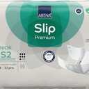 Abena Hypoallergenic Slip Junior Premium Incontinence Briefs, for Juniors Aged 5-15, Eco-Labeled, Level 2, 32 Count