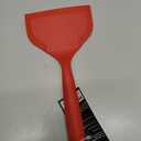 Silicone Tamagoyaki Spatula - Wide, Nonstick, Heat-Resistant for Egg, Fish, Burgers, Steak, Pizza - Red