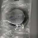 Amosfun 5pcs Stainless Steel Wine Coasters - 3 Inch Bottom Size Dining Table Coffee Mug Mat Saucing Dish Plates