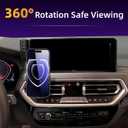 Upgraded Car Phone Holder Fits for BMW X3 2022 2023 2024,X4 2022 2023 2024 2025 Auto Accessories(Only fit for 12.3-Inch Screen),Cradles Adjustable Cell Phone Mount for 4-7 in Phones