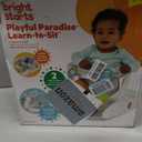 Bright Starts Learn-to-Sit Baby Floor Seat, 2-Positions Grow with Infant, Portable Baby Chair, Includes Sensory Toys, Unisex, 4-12 Months, Playful Paradise