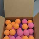 Cindeer 100 Pcs Mini Foam Balls Bulk for Kids Soft Lightweight Sponge Balls 1.57 Inches Assorted Play Orb for Birthday School Classroom Party Favors Operation Christmas Stocking Stuffers, 7 Colors