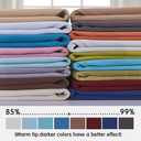 Yakamok Light Beige Room Darkening Thermal Insulated Light Blocking Blackout Curtains 84 inch Long Window Treatment Drapes for Living Room Bedroom (52Wx84L, Light Beige, 2 Panels)