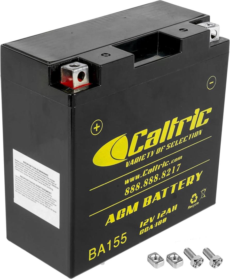 Caltric Agm Battery Compatible with Yamaha Xvs1100A V-Star 1100 Classic 2000-2009