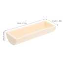 iplusmile Corundum Crucible Alumina Semicircle Boat 4.33 Inch Porous Fused Alumina High Purity 99 Al2O3 Furnace Ark for Tube Furnace Melting and Sintering