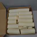 Aignis 24pcs Flameless LED Candles Battery Operated with 10-Key Remote Timer, Outdoor Waterproof Electric Lights, Warm Flickering Glow for Cozy Home/Wedding/Holiday Dcor (D2.2'' x H4''/5''/6''/7'')