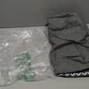 Yarwo Stand Mixer Cover Compatible with 6-8 Quart KitchenAid Mixer, Protective Dust Cover with Top Handle and Pockets for Accessories, Gray with Grid