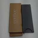 Kitchen Sink Splash Guard  Stone Diatomite Faucet Drying Matt, Modern Kitchen Sink Accessories for Countertop (Dark Grey, 23.6"x3.9")