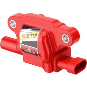 UF413 Square Ignition Coil Compatible with Chevrolet Silverado, Tahoe, Suburban, GMC Sierra, Yukon, Envoy, Cadillac Escalade 4.8L 5.3L 6.0L V8, OEM Replacement Coil Replacement for UF413 D510C 5C1554