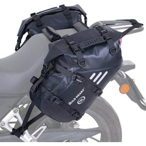 WILD HEART Motorcycle Side Saddlebags 36L (18L*2) Waterproof Pannier Bag Trunk Motorcycle Accessory