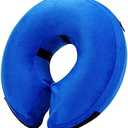Katoggy Inflatable Dog Collar, Soft Dog Cone for Dogs After Surgery, Adjustable Blow up Donut E-Collars for Small Medium Large Dogs and Cats