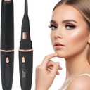 USB-Rechargeable Heated Eyelash Curler with LED Display - 3 Temp Settings, Mini Design, Safe Curling for Long-Lasting Natural Lashes