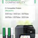 970XL Black Compatible Ink Cartridge Replacement for HP 970 970 XL Ink Cartridge,Work for HP Officejet Pro X576dw X451dn X451dw X476dw X476dn X551dw Printers (1 Black)