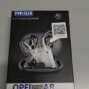 Wireless Earbuds, Open Ear Headphones, Over Ear Bud with Earhooks, ENC Noise Cancelling Mic, 60H Playtime, IP54, Bluetooth 5.4 Headphones for Running/Workout/Translation Studies, Black