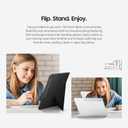 Samsung Galaxy Tab S10 FE+ Smart Book Cover for Galaxy Tab S10 FE+, Detachable Platform, PC-Like Experience, Wireless Keyboard Sharing, Black