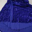 Women’s Sequin Mermaid Prom Dress 2024 Sparkly Corset Strapless Long Cocktail Dress Glitter Evening Party Gowns 12