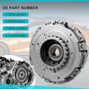 412002A001, Double Clutch Set Compatible with Hyundai Veloste-r 2012 2013 2014 2015 2016 2017 1.6L L4 Engine, Dual Clutch Kit Replace 41200-2A001