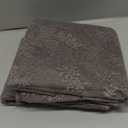 Sutuo Home Lace Curtains 63 Inches Length 2 Panels Set, Gray Sheer Window Floral Vintage Voile Window Panel Treatment for Bedroom/Living Room/Kitchen, Decor Rod Pocket W57" x L63" (Grey)