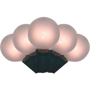 Brite Star 25 Count Frosted Clear G40 Light Set