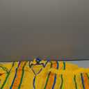 Summer 2 Piece Short Sets For Women Crochet Short Sleeve Shirt and Shorts Matching Set Vacation (X-Large, Yellow)