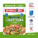 3 x Bumble Bee Chunk Light Tuna in Water, 2.5 oz Pouch (EXP 12/16/26)