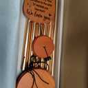Mothers Day Gigi Gifts, Gigi Wind Chimes for Outside, Heartfelt Love Quote Floral Design Windchime for Home Garden Patio Yard Decor