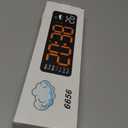 Digital Wall Clock, Digital Clock Large Display with Remote Control, Corded LED Alarm Clocks with Date, Week, Temp, Humidity, Auto DST, Countdown, for Living Room Bedroom Classroom Office (Orange)