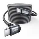 JSAUX USB C to USB C Cable 2-Pack 10FT, 100W Right Angle Fast Charging for iPhone 17/iPhone Air/iPhone 17 Pro Max, Nintendo Switch 2, Steam Deck, ROG Ally, MacBook, iPad, Galaxy S25 S24, iPhone 15/16