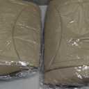 GXARTS Driver and Passenger Side Bottom Replacement Leather Seat Cover Tan #313 or 392 Fit for Buick Enclave 2008 2009 2010 2011 2012 Fit for GMC Acadia 2008-2012
