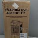 Portable Windowless Air Conditioners, 3-IN-1 Swamp Cooler, Evaporative Air Cooler, 6 Speeds & 3 Modes, 3-Gal Water Tank for Cooling, 20 FT/S Remote Control, Portable Air Cooler for Indoors