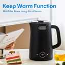 Arofeer 1.7L(57oz) Large Electric Kettle Temperature Control, 7+Cups Electric Tea Kettle for Coffee&Tea, 2 quarts Big Hot Water Kettle Electric with,1200W,Keep Warm-Black