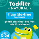 Tom's of Maine Fluoride-Free Toddler Training Toothpaste, Mild Fruit, 1.75 oz. 2-Pack  EXP 08/27