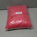 Fitted Spandex Table Skirt Table Cover Rectangle Tablecloth (Fuchsia, 8ft)