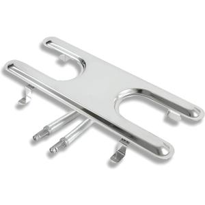 Universal H-Burner for Gas Grill, Replacement H Burner for Charbroil, Thermos, Arkla, Sunbeam, Charmglow, Kenmore, Fiesta & Other Gas Grills, Stainless Steel