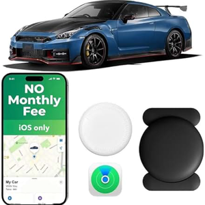 Mini GPS Tracker for Vehicles: Hidden Magnetic Car Tracker Device - No Subscription Fee - Works with Apple Find My & Android Find Hub - Real Time Auto Tracking 1