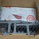 74" 50" Large Baby Playpen, Baby Playard for Babies and Toddlers, Play Pens for Indoor & Outdoor, Sturdy Safety Play Yard with Soft Breathable Mesh, Anti-Fall, Grey (with MAT)