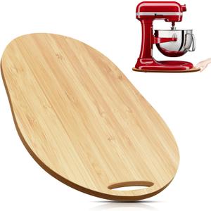 Kitchen Appliance Slider Mat for Kitchen aid 5-8Qt Bowl Lift Stand Mixers, Bamboo Slide Board Compatible with 5-8QT Professional Bowl-lift Stand Mixer, Under Cabinet Sliding Tray for Countertop