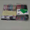 Zebra Pen, doodlerz Gel Stick Pens, 1.0mm Needle-Point Tip, Fashion and Neon Gel Ink, Vibrant Assorted Colors, Water-Based Ink, Journaling and School Pens, 10 Count Pack (41810)