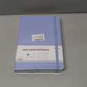 EMOMAS Lined Journal Notebook, 360 Numbered Pages(With page number), Thick Journal for Writing A5 College Ruled Notebook, 100gsm Lined Paper, Leather Hardcover, 5.75'' X 8.38''-1 Pack, Sky Blue