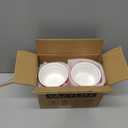 Ramekins 6oz Oven Safe,Creme Brulee Ramekin and Souffle Dishes,Porcelain Baking Bowls,Dipping Sauce Dish.Pudding Cups,Set of 6,Red