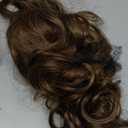 Flufymooz Ponytail Extension, 14 Inch Short Drawstring Ponytail Hair Extension for Women, Soft Synthetic Pony Tails Hairpiece for Women (Light Brown)